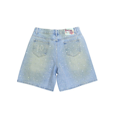 DRY ROT "MINED" DENIM SHORTS 2.0 (Light Wash)