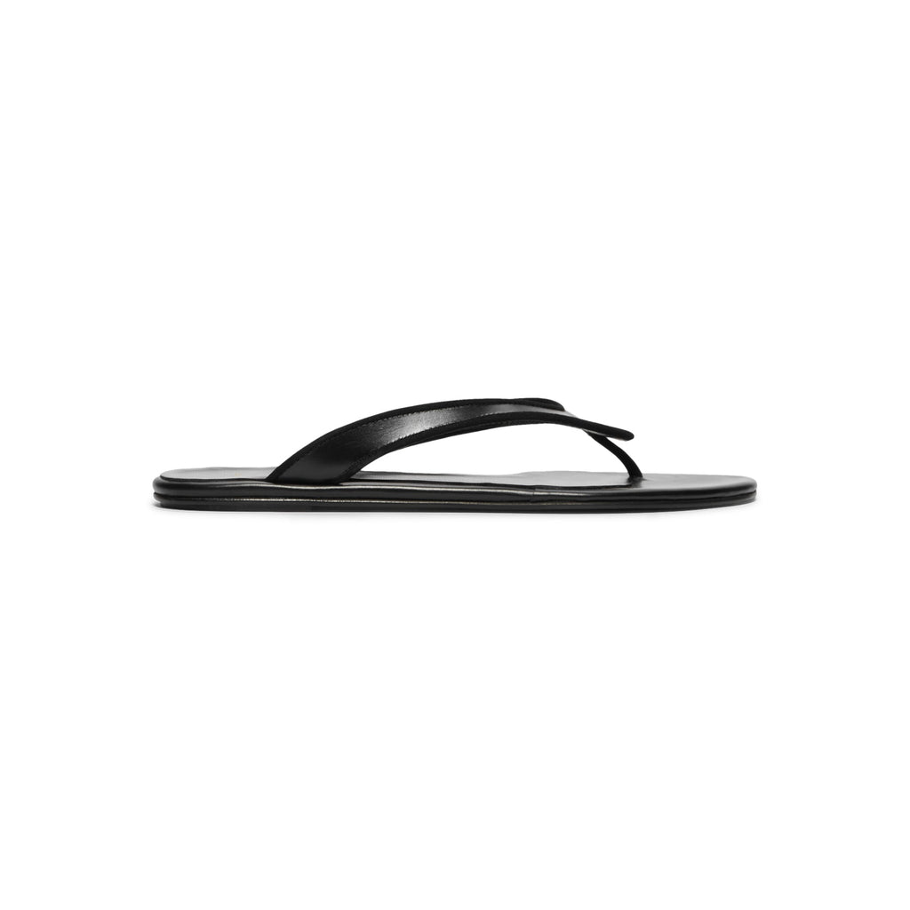 Jude Rue Sandal (Black Leather/Suede)