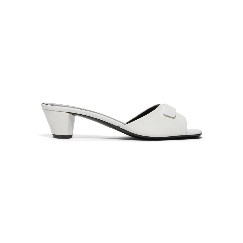 Jude Taina Mule (White Leather)