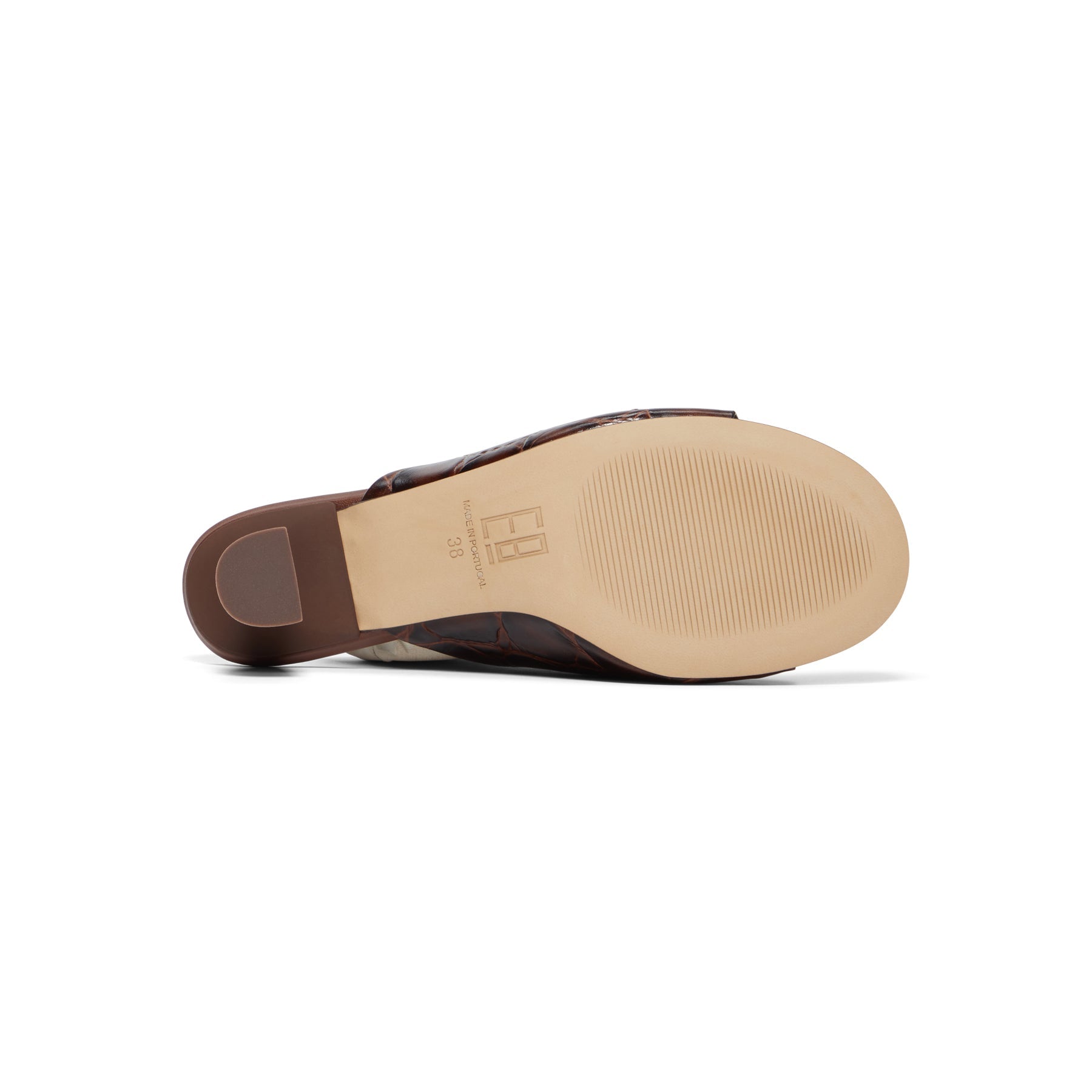 Miista Talita Brown Coco Mule Sandals (Brown)