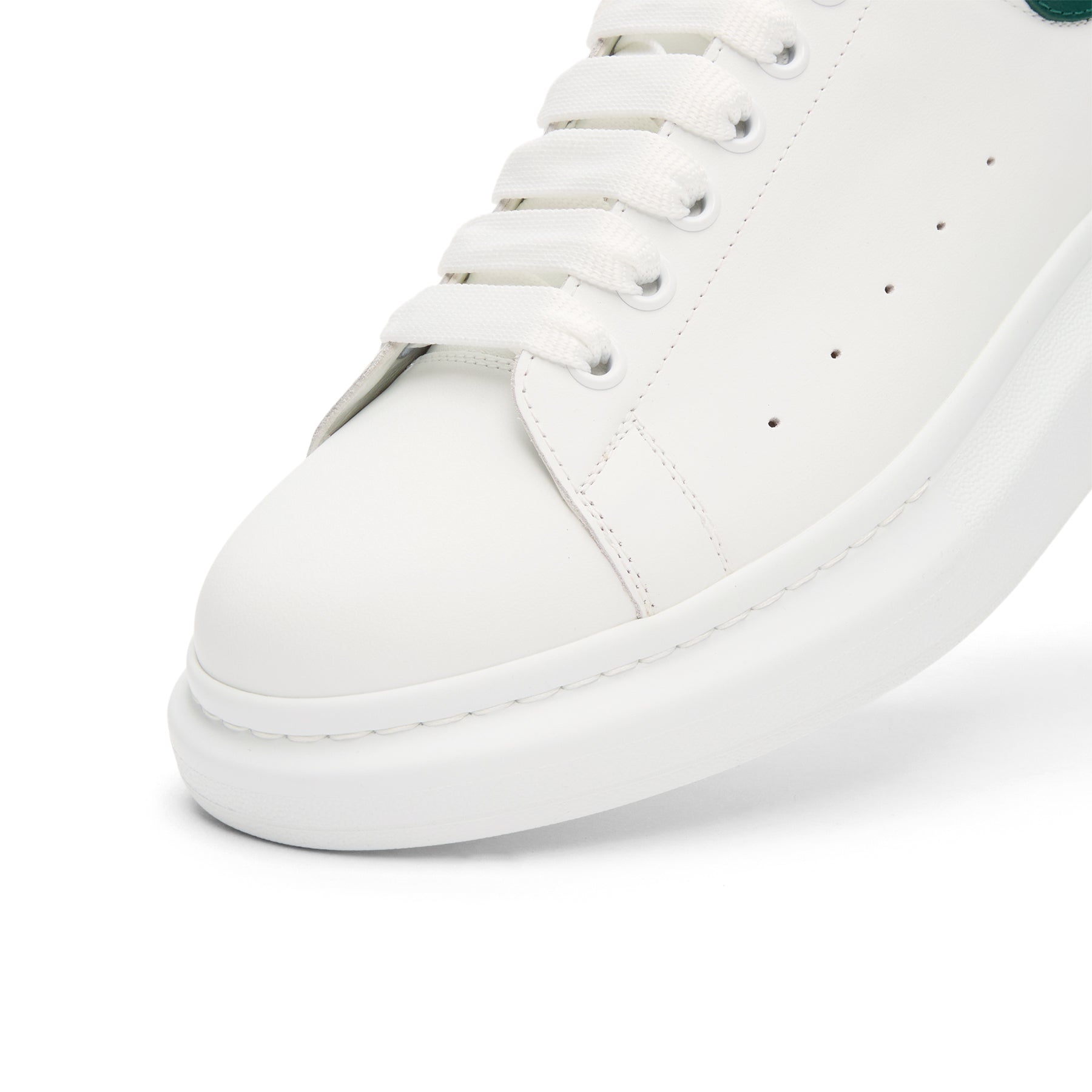 Alexander McQueen Sneaker S.Rubber (White/Phthalo green)