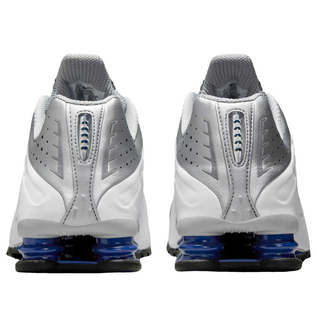 Nike Shox R4 Metallic Silver Deep Royal Blue