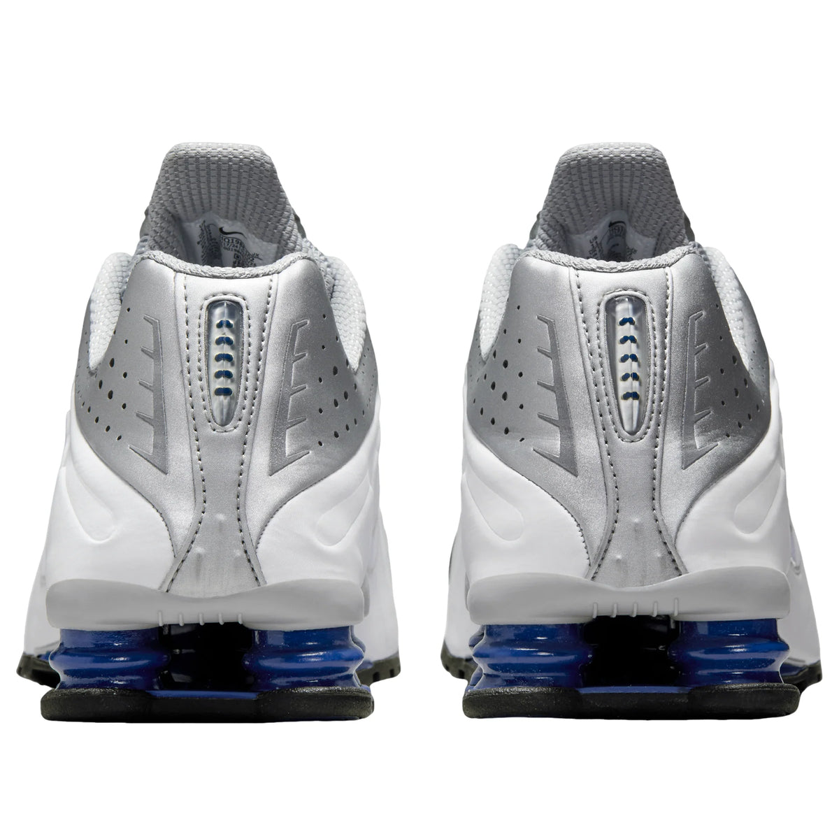 Nike Shox R4 Metallic Silver Deep Royal Blue