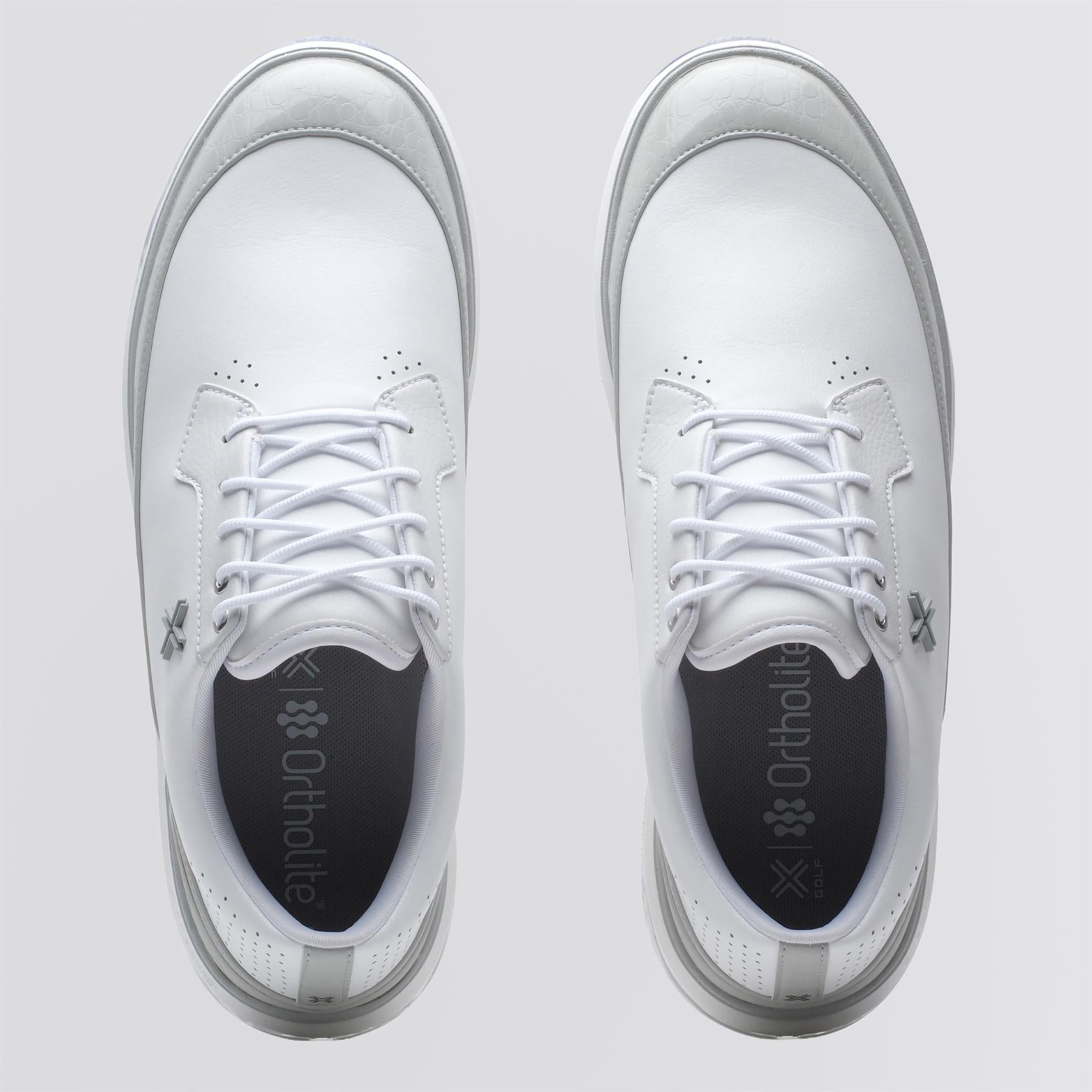 Moving Day SC RS Spiked Golf Shoes White/Ghost Grey Gator/White