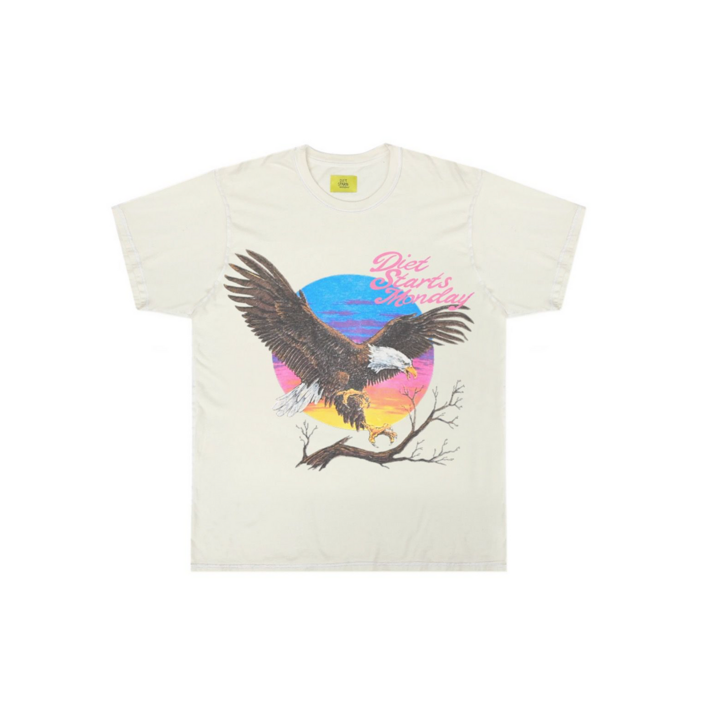 Diet Starts Monday Sunset Tee (Antique White)