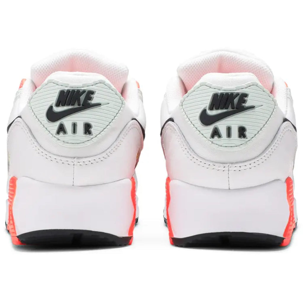 Nike Air Max 90 White Barely Green Bright Mango (W)