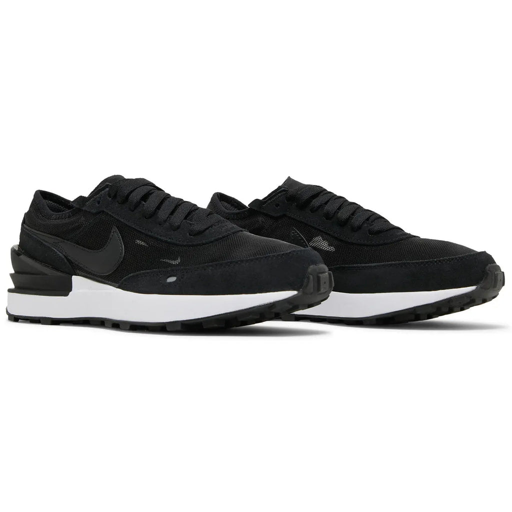 Nike Waffle One Black White Orange Black (GS)