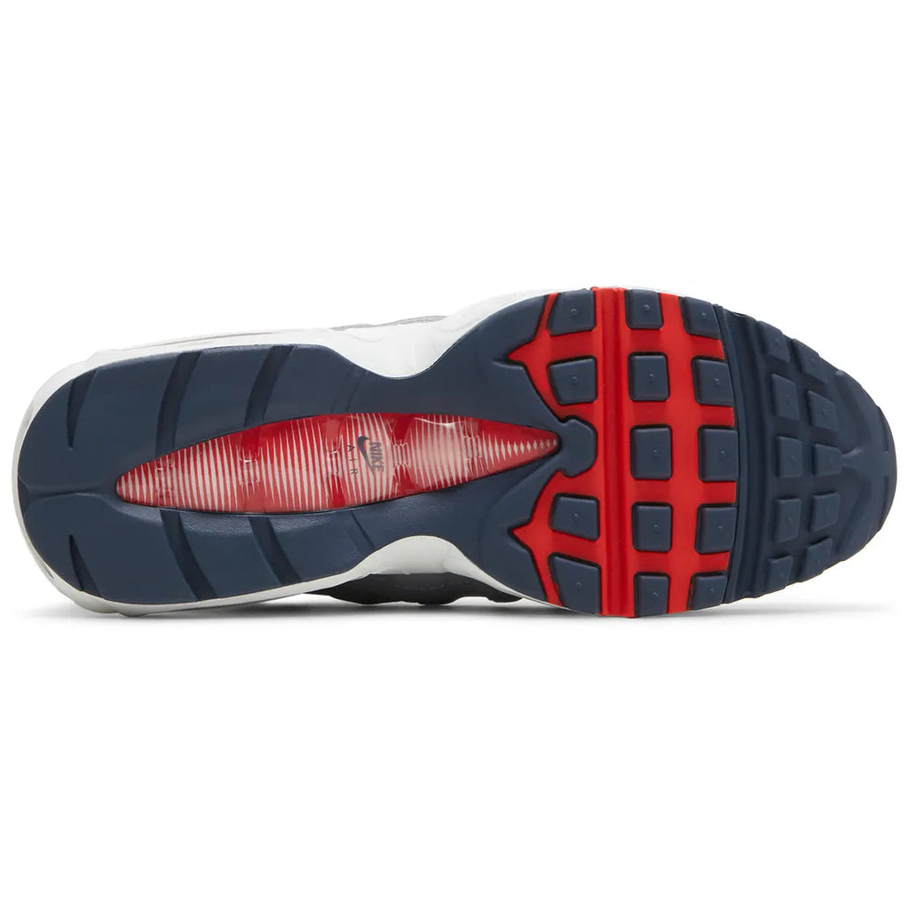 Nike Air Max 95 Grey Navy Crimson