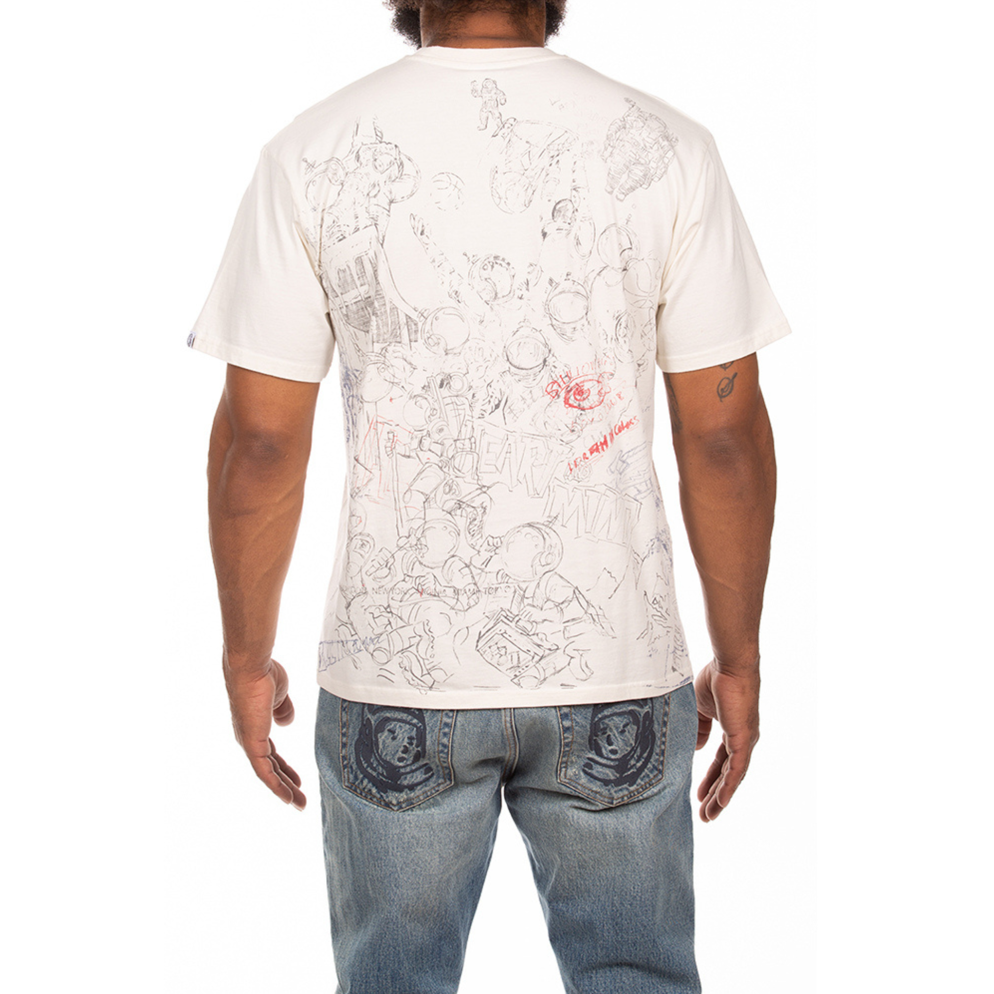 Billionaire Boys Club "Sketch" SS Knit (Oversized) (Gardenia)