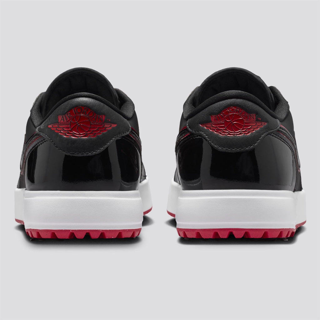 Air Jordan 1 Low G Spiked Golf Shoes Black/Varsity Red/White