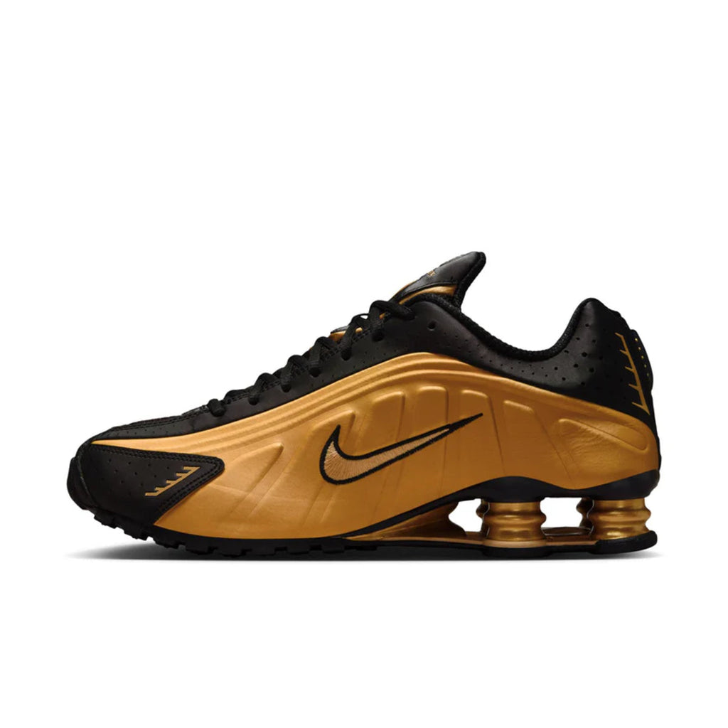 Nike Shox R4 Metallic Gold Black (2025)