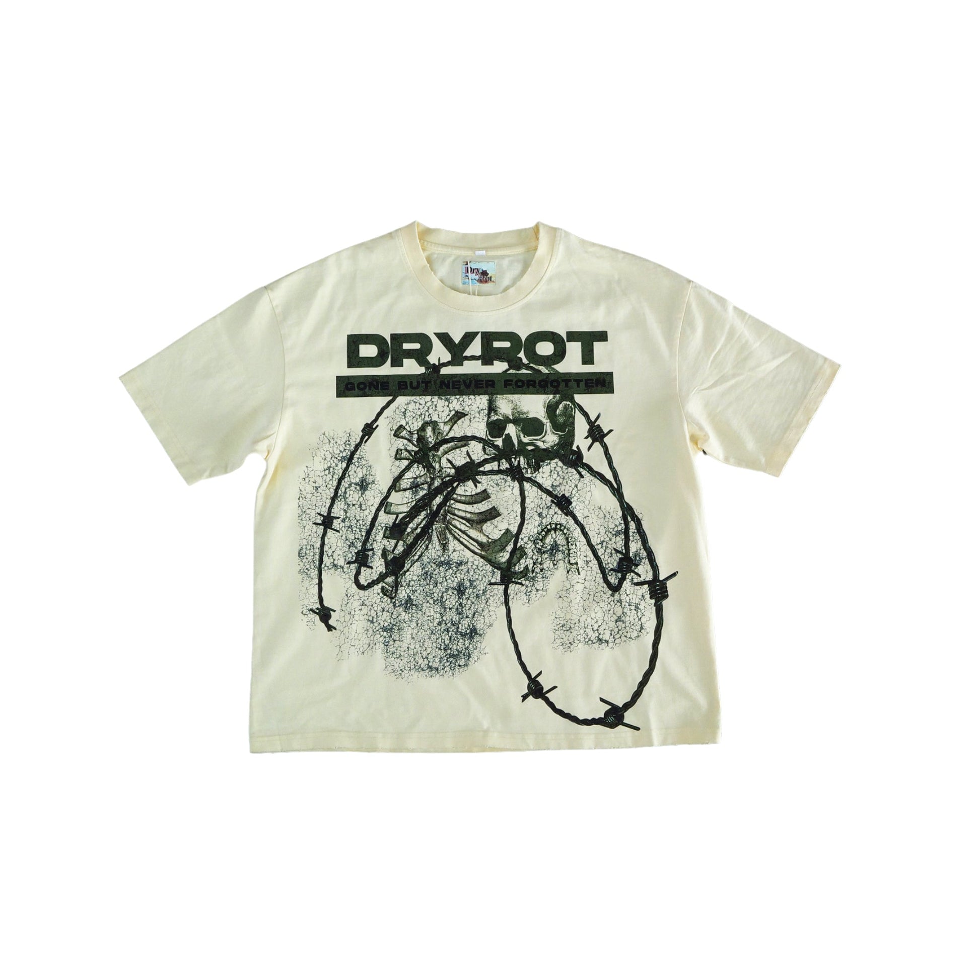Dry Rot "NEVER FORGOTTEN" Tee (Cream)