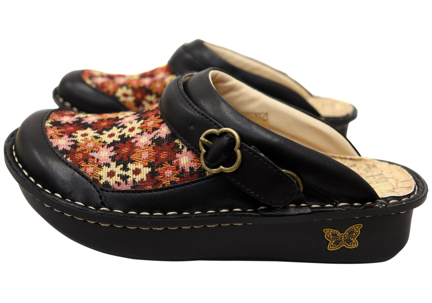 Alegria Seville Loosen Up Womens Leather Clogs Open Back Shoes