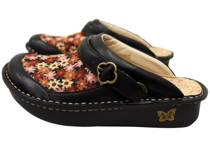 Alegria Seville Loosen Up Womens Leather Clogs Open Back Shoes