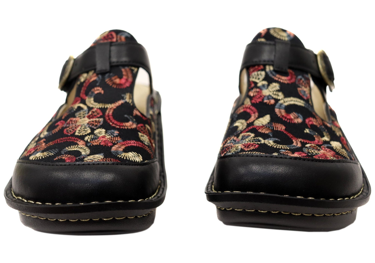 Alegria Classic Handcraft Womens Leather Clogs Open Back Shoes