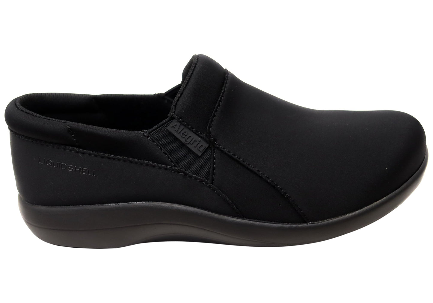 Alegria Duette Womens Comfortable Slip On Shoes Liquid Black