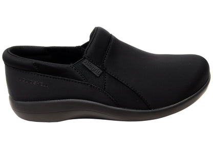 Alegria Duette Womens Comfortable Slip On Shoes Liquid Black