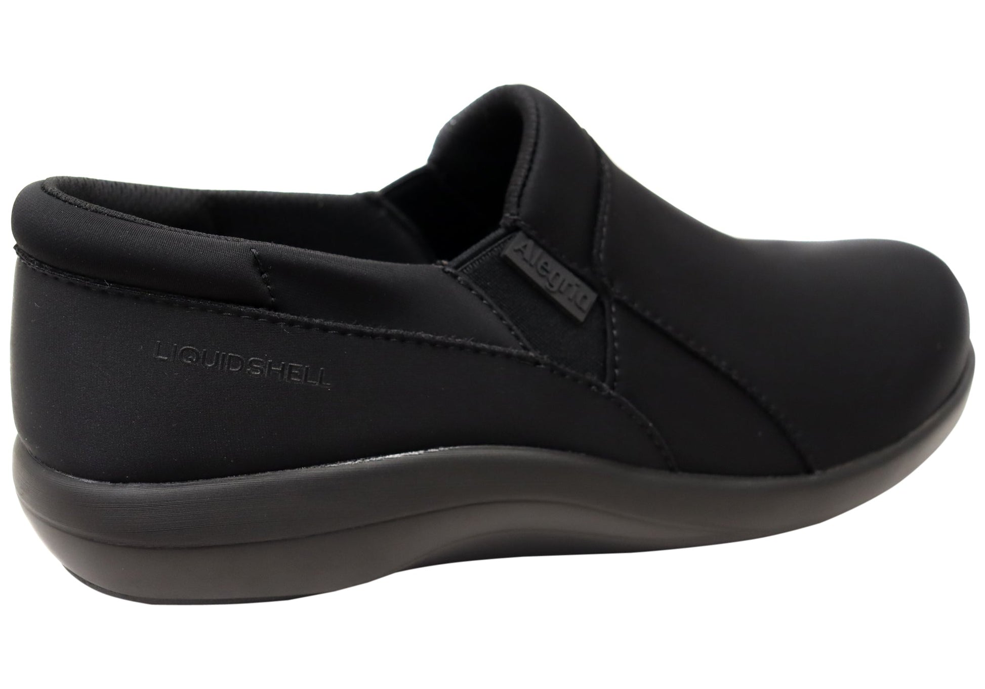 Alegria Duette Womens Comfortable Slip On Shoes Liquid Black