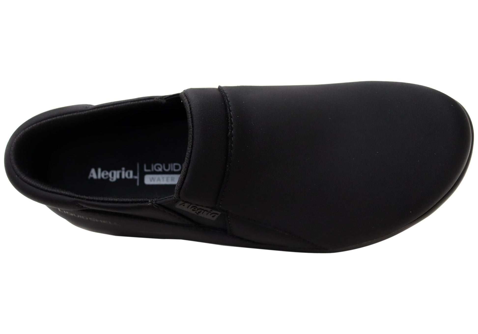 Alegria Duette Womens Comfortable Slip On Shoes Liquid Black