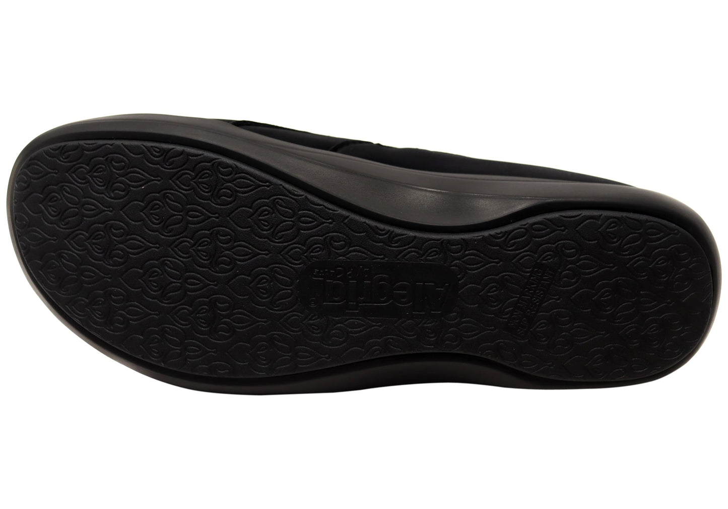 Alegria Duette Womens Comfortable Slip On Shoes Liquid Black