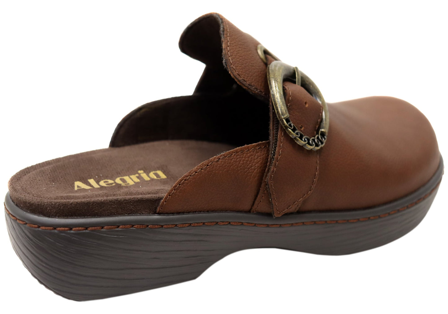 Alegria Osmosis Womens Comfortable Leather Backless Slip On Clogs
