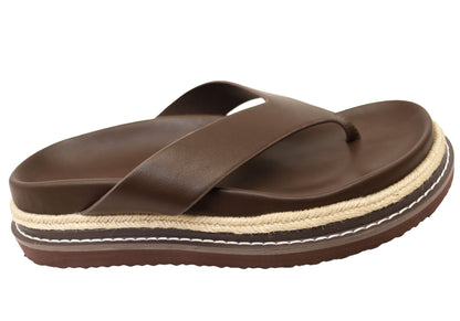 Billini Arley Womens Comfortable Platform Thongs Sandals