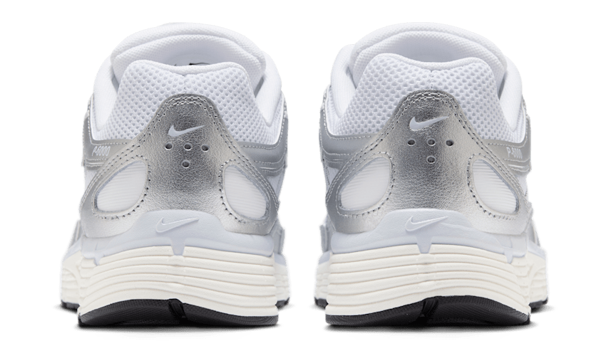 Nike P-6000 White Blue Tint Sail Metallic Silver (Women's)