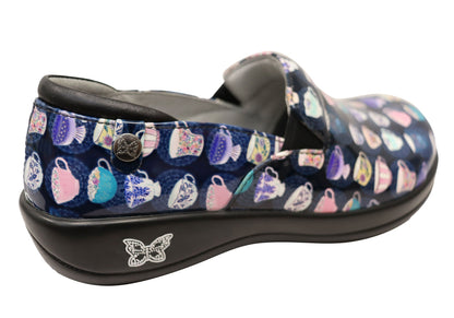 Alegria Keli Womens Comfortable Leather Slip On Shoes
