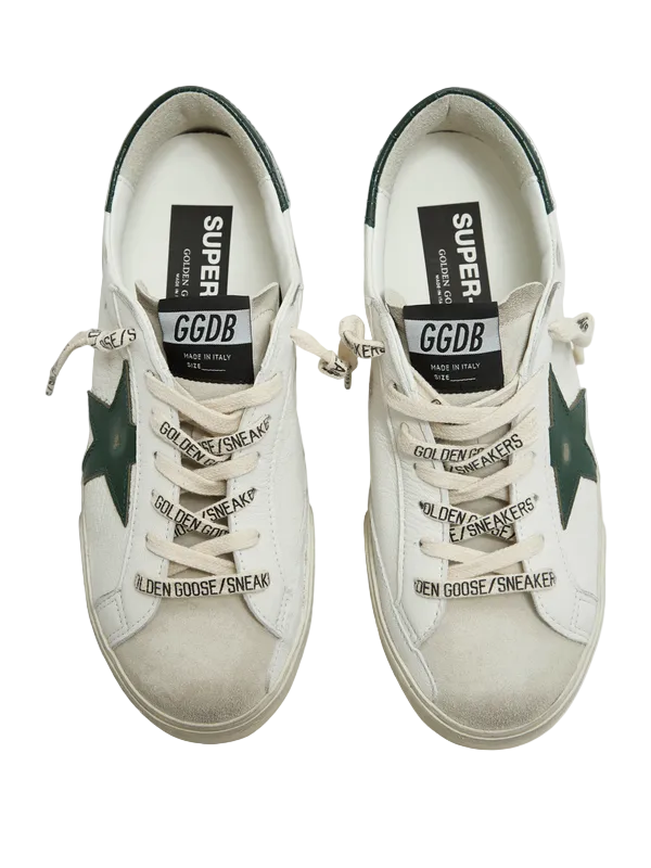 Golden Goose Super-Star White Green