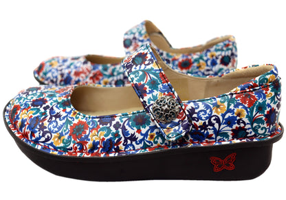 Alegria Paloma Womens Comfort Leather Mary Jane Shoes Primary Party