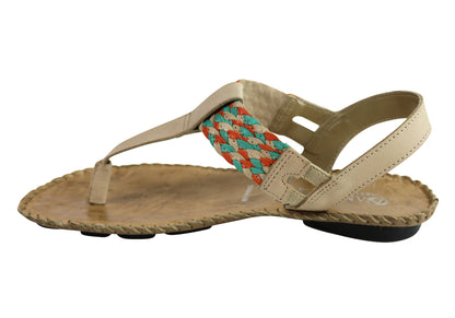 Andacco Irene Womens Comfortable Leather Sandals Made In Brazil