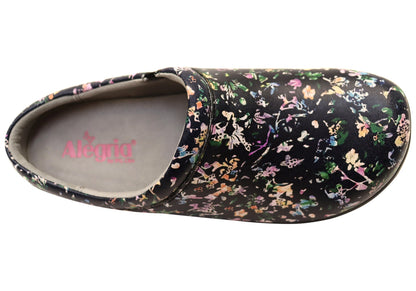 Alegria Kayla Womens Leather Open Back Shoes