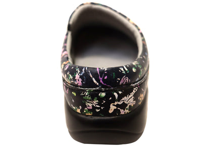 Alegria Kayla Womens Leather Open Back Shoes