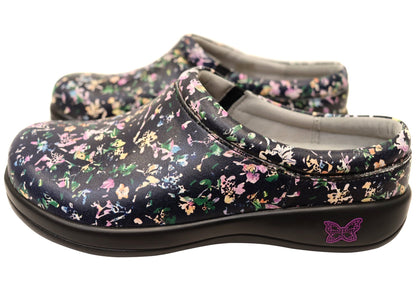 Alegria Kayla Womens Leather Open Back Shoes