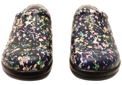 Alegria Kayla Womens Leather Open Back Shoes