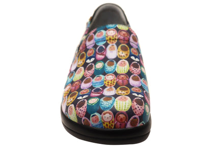 Alegria Keli Womens Comfortable Leather Slip On Shoes