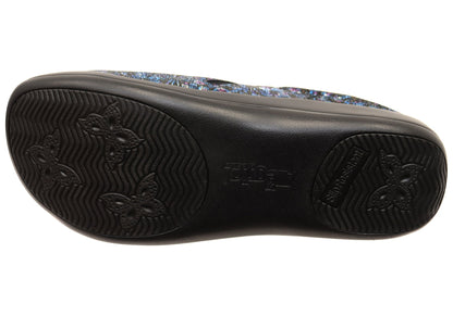Alegria Kayla Womens Leather Open Back Shoes