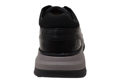 Align Burne Mens Supportive Leather Comfortable Lace Up Shoes