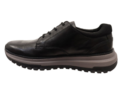 Align Burne Mens Supportive Leather Comfortable Lace Up Shoes
