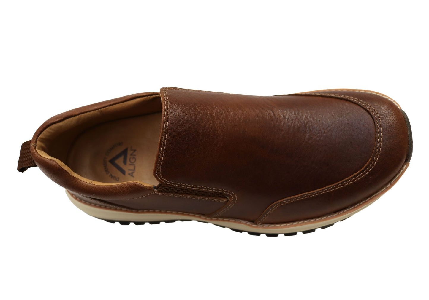 Align Buckley Mens Supportive Leather Comfortable Slip On Shoes