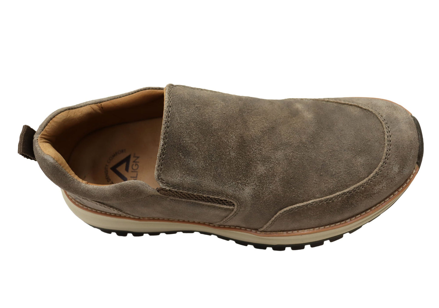Align Buckley Mens Supportive Leather Comfortable Slip On Shoes