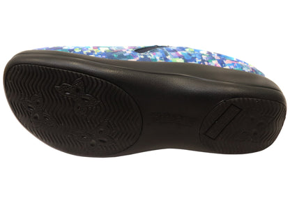 Alegria Kayla Womens Leather Open Back Shoes