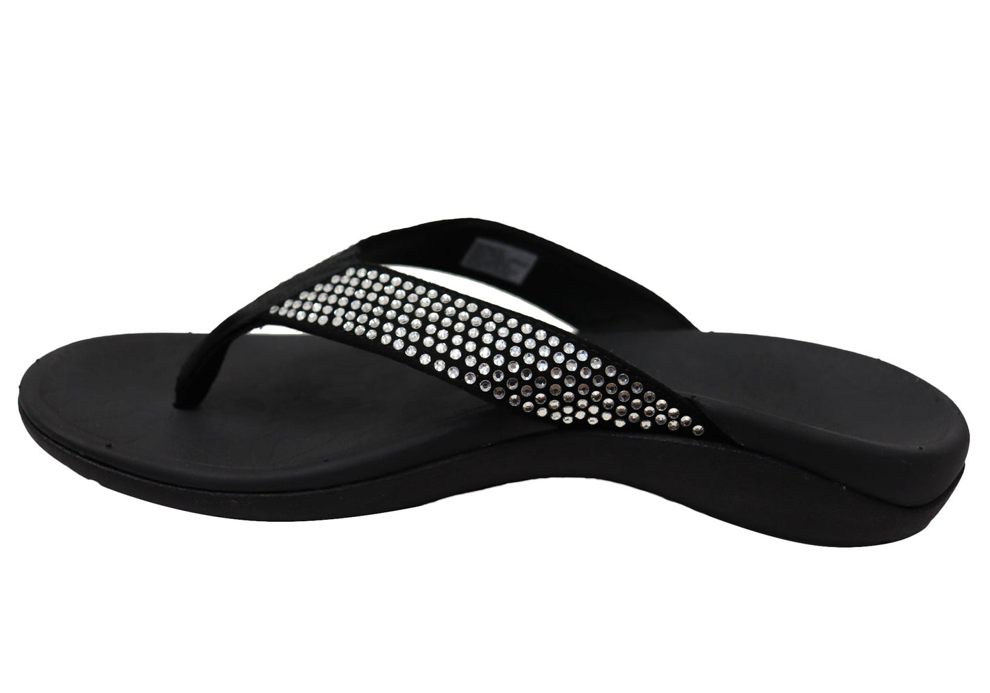 Axign Womens Comfortable Premium Bling Orthotic Thongs Sandals