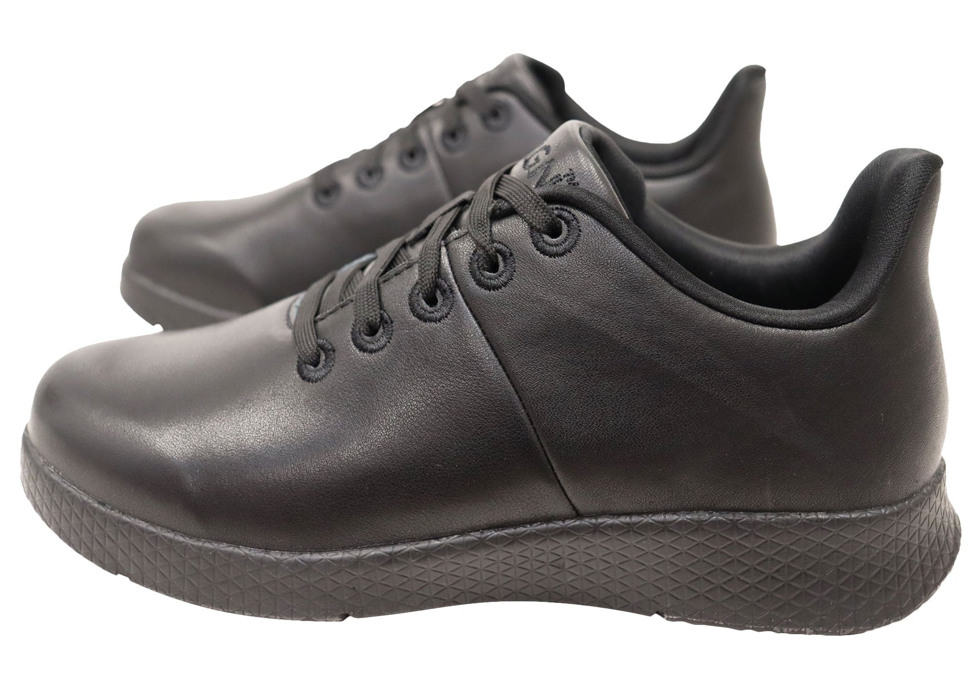 Axign Unisex Action Leather Lightweight Work Orthotic Shoes