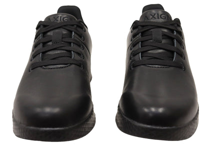 Axign Unisex Action Leather Lightweight Work Orthotic Shoes
