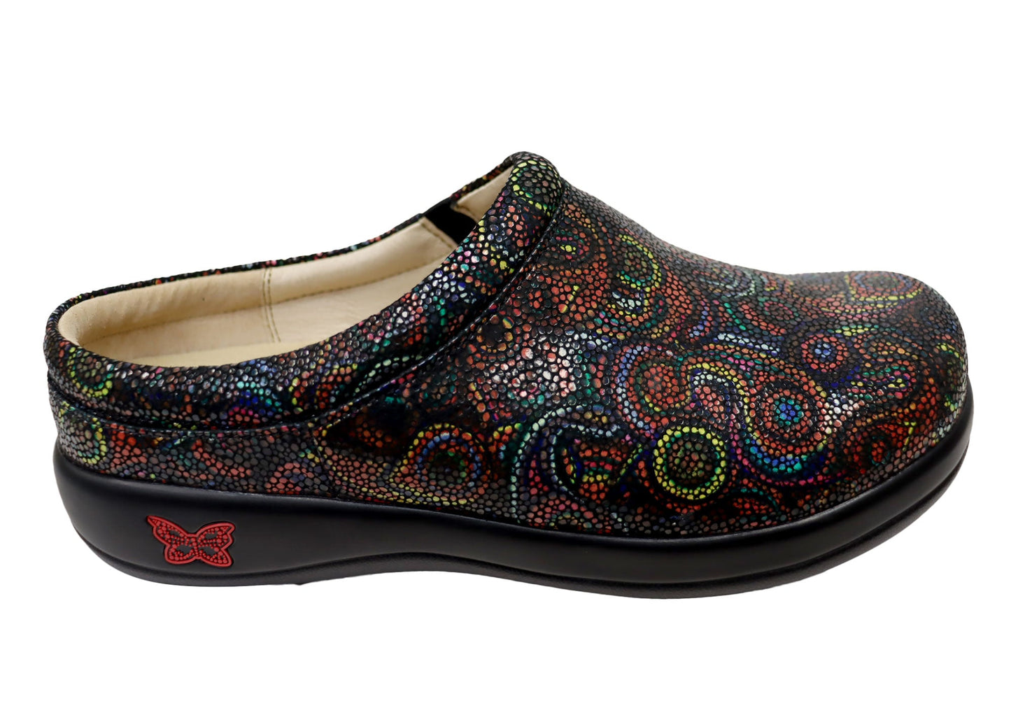Alegria Kayla Womens Leather Open Back Shoes