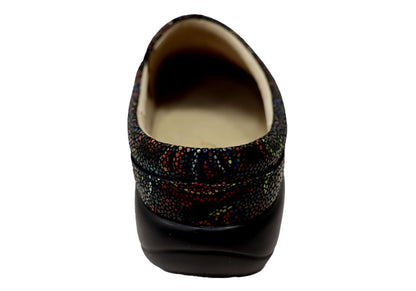Alegria Kayla Womens Leather Open Back Shoes