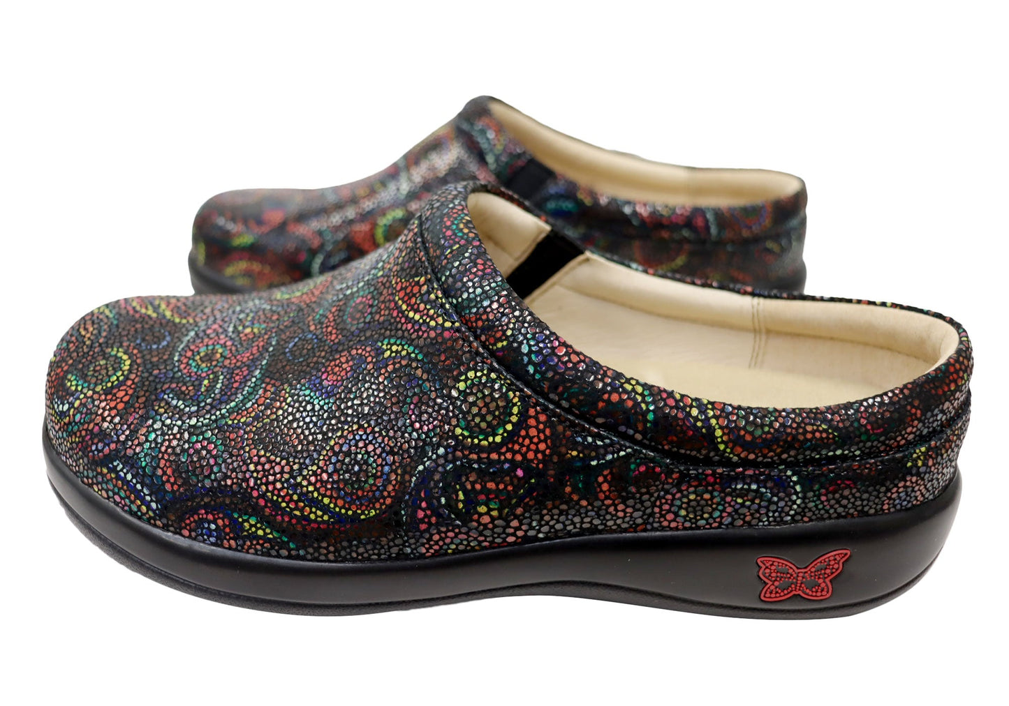 Alegria Kayla Womens Leather Open Back Shoes