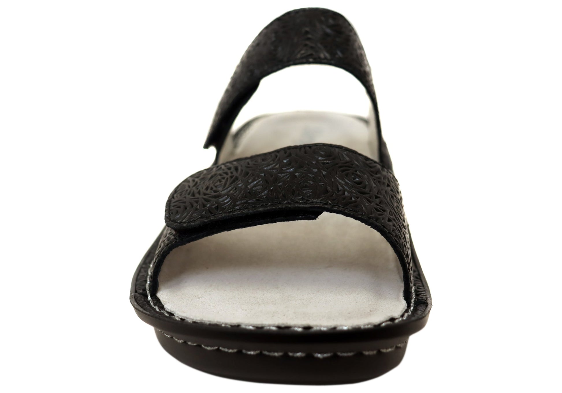 Alegria Verona Womens Comfortable Leather Sandals Inky