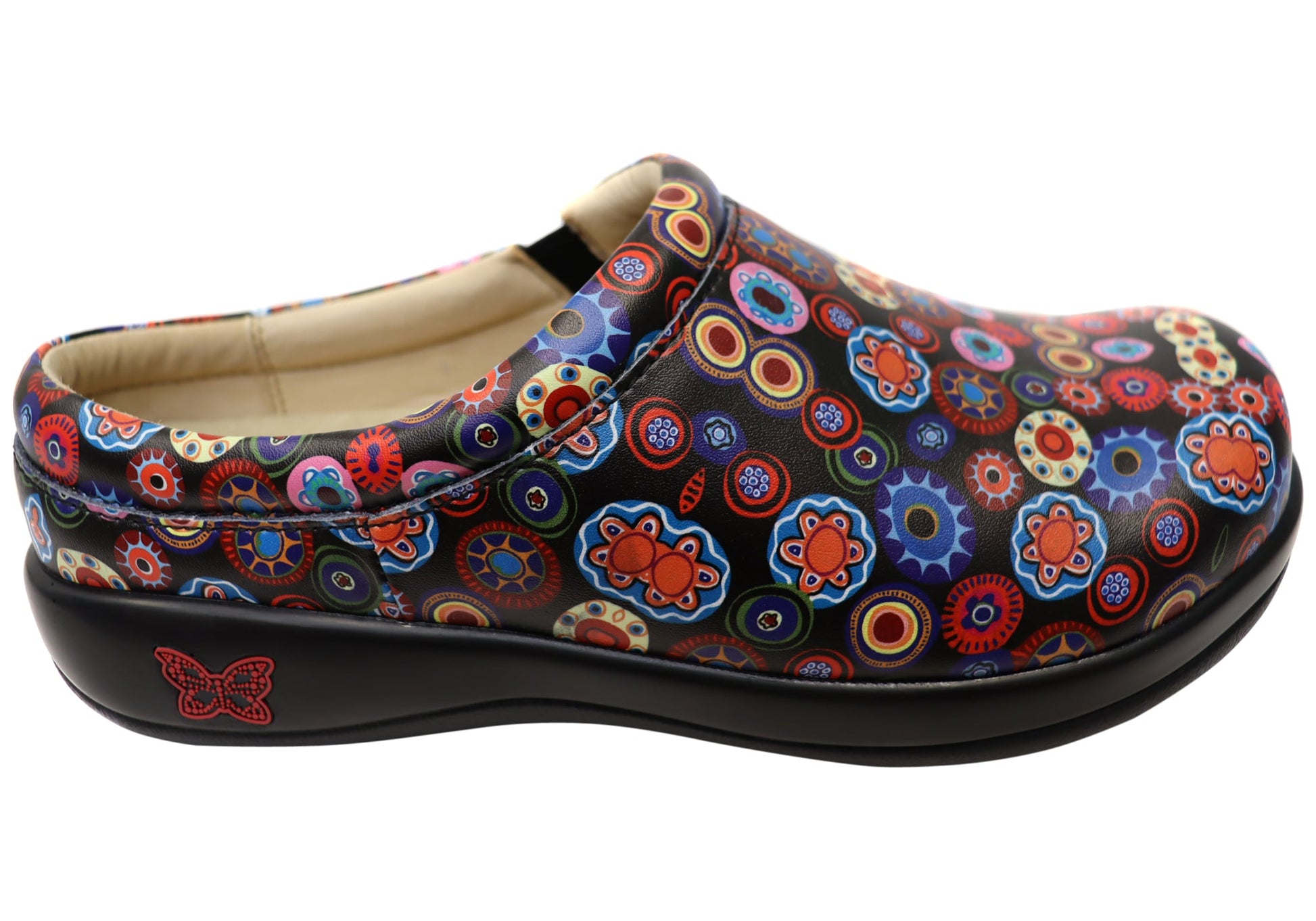 Alegria Kayla Womens Leather Open Back Shoes
